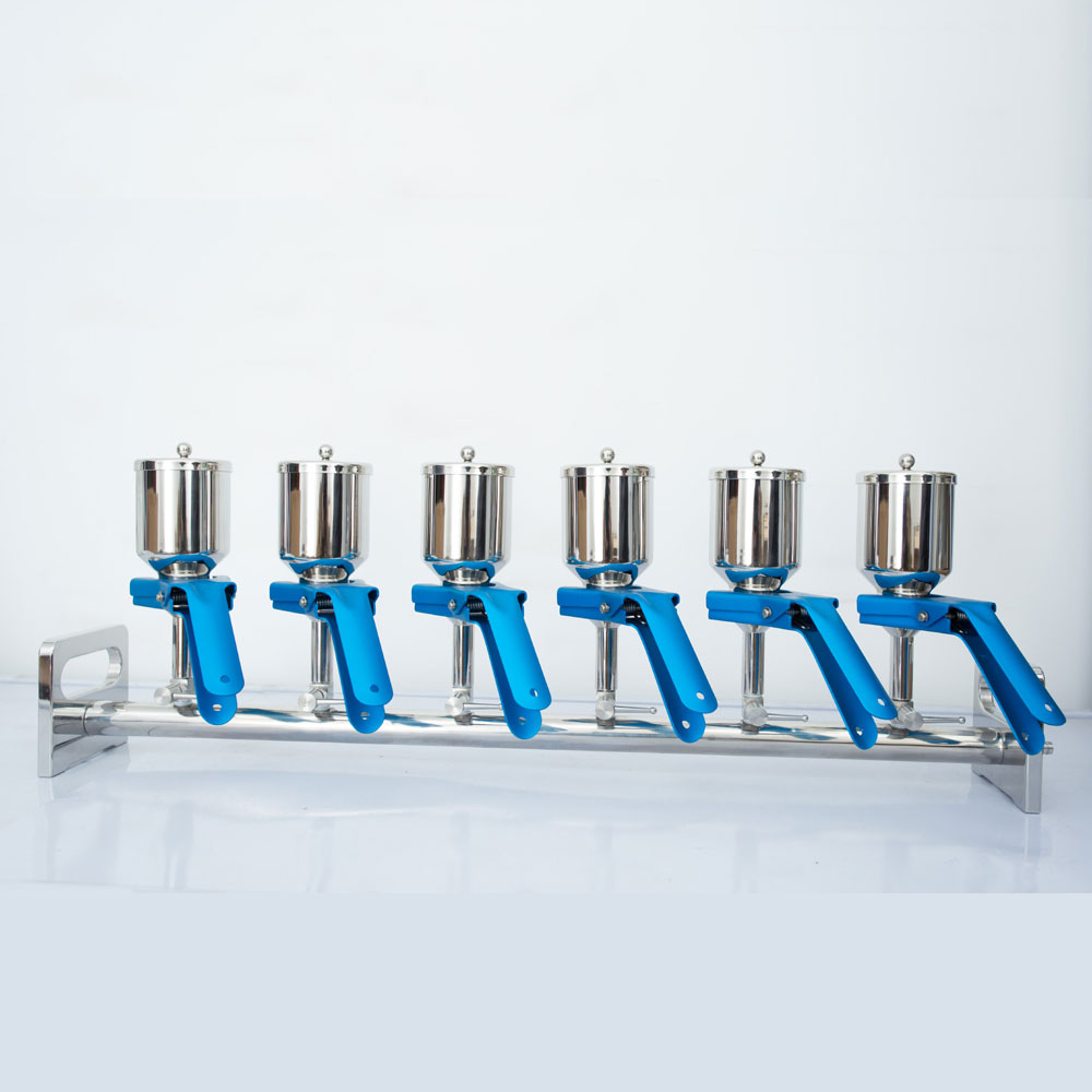 JTFA0211不銹鋼六聯(lián)過(guò)濾器溶劑過(guò)濾器砂芯過(guò)濾裝置